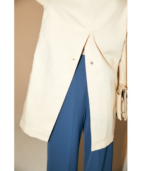 M_(エムアンダーバー)の「【M_】OGC OVERSIZED SHOP コート(その他アウター・レディース・アイボリー/ブラック・FREE)」の7枚目の写真