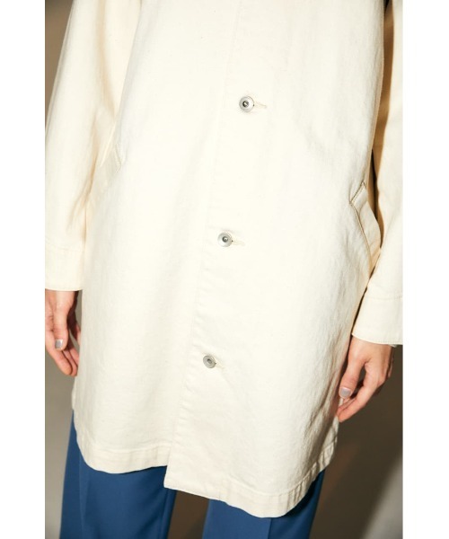 M_(エムアンダーバー)の「【M_】OGC OVERSIZED SHOP コート(その他アウター・レディース・アイボリー/ブラック・FREE)」の10枚目の写真