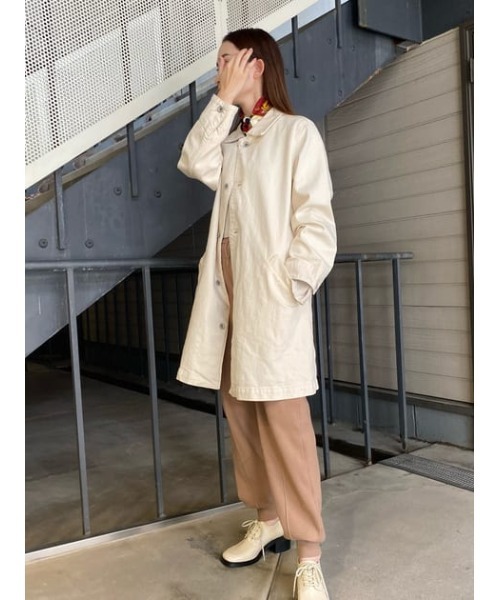 M_(エムアンダーバー)の「【M_】OGC OVERSIZED SHOP コート(その他アウター・レディース・アイボリー/ブラック・FREE)」の20枚目の写真