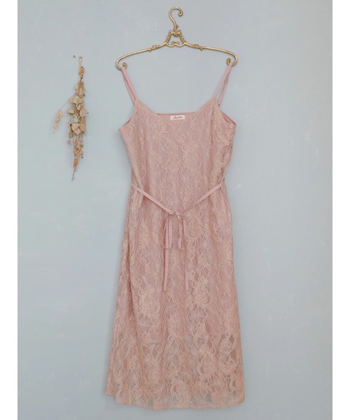 Areeam（アリーム）の「運命感じるﾚｰｽｷｬﾐﾜﾝﾋﾟ（ワンピース・レディース・ピンク・FREE）」の10枚目の写真