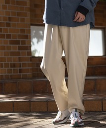 【a】テックレザーイージーパンツ