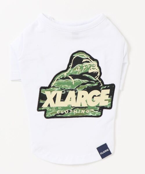XLARGE（エクストララージ）の「XLARGE/エクストララージ/カモフラージュオージーT/犬服(ドッグウェア)（ペットウェア・メンズ・ホワイト/イエロー・2M/XS/2L/M/S/L）」の5枚目の写真