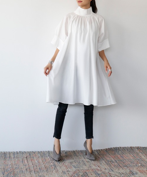 ELFRANK（エルフランク）の「ハイネックボリュームスリーブAライン