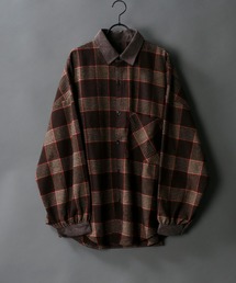 SITRY | Balloon Sleeve Big silhouette Over Shirt/バルーンスリーブ ビッグシルエットオーバーシャツ(シャツ/ブラウス)