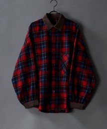 SITRY（シトリー）の「Balloon Sleeve Big silhouette Over Shirt/バルーンスリーブ ビッグシルエット オーバーシャツ クレリック/オンブレチェック/コーデュロイ/無地/デニム（シャツ/ブラウス・メンズ）」