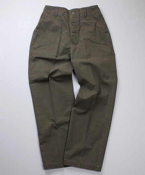 Universal Style Wear(ユニバーサルスタイルウェア)の「Universal Style Wear フネン ベイカーパンツ(チノパンツ・メンズ・カーキ/ブラック・MEDIUM/LARGE/X-LARGE)」の7枚目の写真