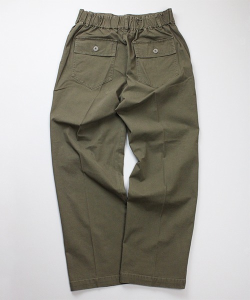 Universal Style Wear(ユニバーサルスタイルウェア)の「Universal Style Wear フネン ベイカーパンツ(チノパンツ・メンズ・カーキ/ブラック・MEDIUM/LARGE/X-LARGE)」の14枚目の写真