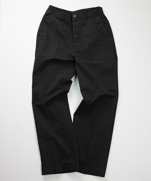 Universal Style Wear(ユニバーサルスタイルウェア)の「Universal Style Wear フネン ベイカーパンツ(チノパンツ・メンズ・カーキ/ブラック・MEDIUM/LARGE/X-LARGE)」の18枚目の写真
