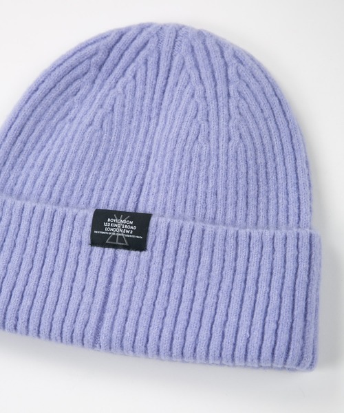 BOY LONDON（ボーイロンドン）の「【BOY LONDON】BOY EAGLE BEANIE（ニットキャップ/ビーニー・メンズ・パープル・FREE）」の3枚目の写真