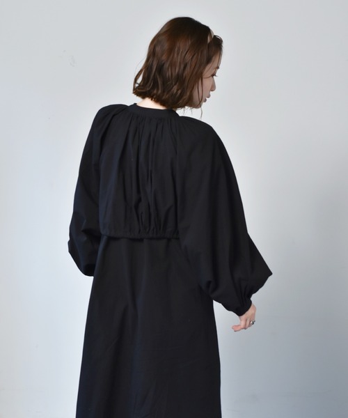 RETRO GIRL（レトロガール）の「前開きレイヤード風ワンピース（ワンピース・レディース・オレンジ/ライトベージュ/ブラック・FREE）」の14枚目の写真