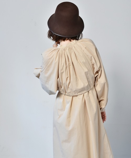 RETRO GIRL（レトロガール）の「前開きレイヤード風ワンピース（ワンピース・レディース・オレンジ/ライトベージュ/ブラック・FREE）」の17枚目の写真