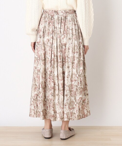 DRESKIP（ドレスキップ）の「◆チンツ加工ギャザースカート（スカート・レディース・ブラック/サンドベージュ/ベージュ系その他4・02/03）」の4枚目の写真