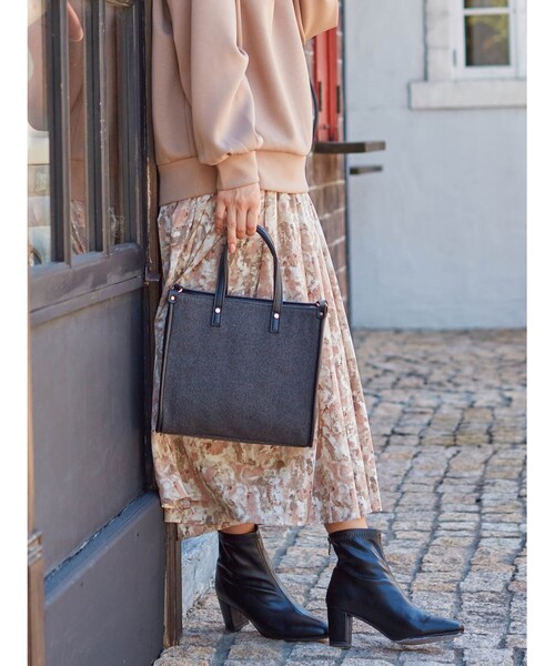 DRESKIP（ドレスキップ）の「◆チンツ加工ギャザースカート（スカート・レディース・ブラック/サンドベージュ/ベージュ系その他4・02/03）」の18枚目の写真