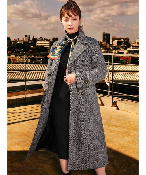 RESEXXY（リゼクシー）の「スカーフニットプルオーバー（ニット/セーター・レディース・ホワイト/ブラック/モカ/キャメル・FREE）」の6枚目の写真