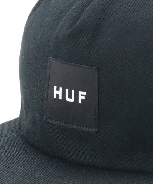HUF（ハフ）の「ハフ キャップ フラットバイザー スナップバック（キャップ・メンズ・ブラック/カーキ/ブルー/ワイン/グリーン/ブラック×ブラック・FREE）」の14枚目の写真