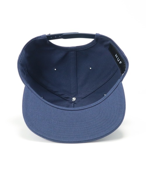 HUF（ハフ）の「ハフ キャップ フラットバイザー スナップバック（キャップ・メンズ・ブラック/カーキ/ブルー/ワイン/グリーン/ブラック×ブラック・FREE）」の20枚目の写真