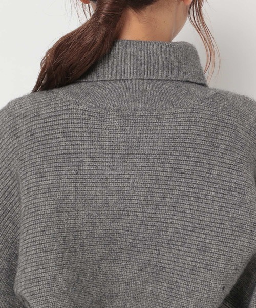 mysty woman（ミスティウーマン）の「前後2WAYショートドルマンニット 255244（ニット/セーター・レディース・ベージュ/グレー/アイボリー/グリーン系・FREE）」の8枚目の写真