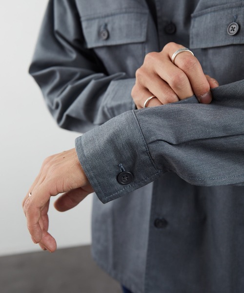 ビッグシルエット CPOシャツ/シャツブルゾン（シャツ/ブラウス