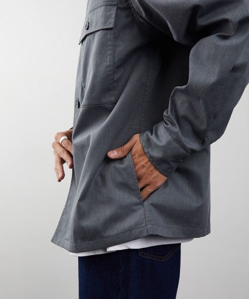 ビッグシルエット CPOシャツ/シャツブルゾン（シャツ/ブラウス