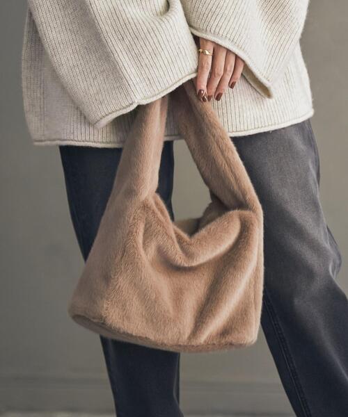 coen（コーエン）の「ギャザーミニバッグ（ボストンバッグ・レディース・ブラック/オリーブ/ベージュ・FREE）」の5枚目の写真