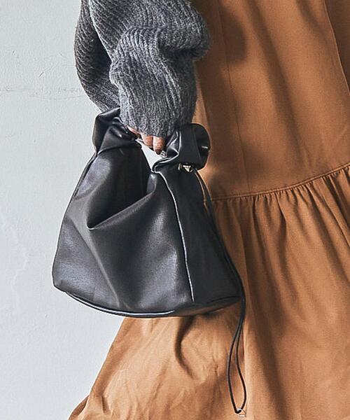 coen（コーエン）の「ギャザーミニバッグ（ボストンバッグ・レディース・ブラック/オリーブ/ベージュ・FREE）」の18枚目の写真