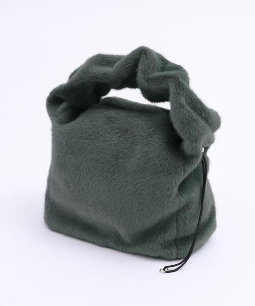 coen（コーエン）の「ギャザーミニバッグ（ボストンバッグ・レディース・ブラック/オリーブ/ベージュ・FREE）」の9枚目の写真