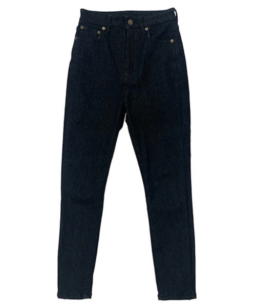 CREDONA（クレドナ）の「ブラックハイウエストスキニーデニム（デニムパンツ・レディース・ブラック・S/M/L）」の4枚目の写真