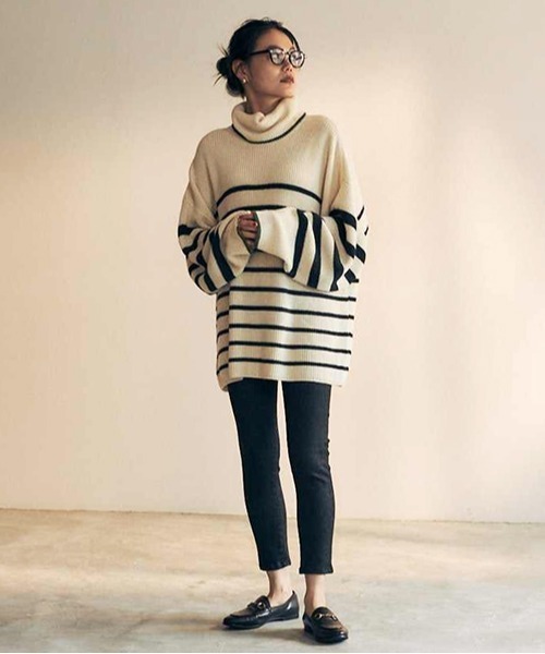 CREDONA（クレドナ）の「ブラックハイウエストスキニーデニム（デニムパンツ・レディース・ブラック・S/M/L）」の14枚目の写真