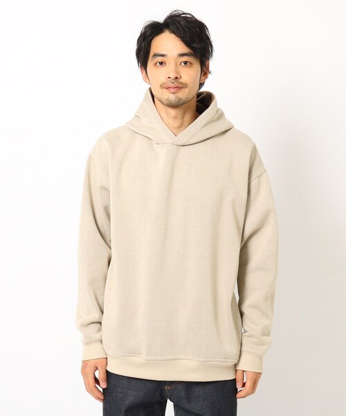 BASECONTROL(ベースコントロール)の「◆Horizon dream 裏毛 配色デザインパーカー(パーカー・メンズ・ブラック/アイボリー/ブラウン系・02/03)」の10枚目の写真