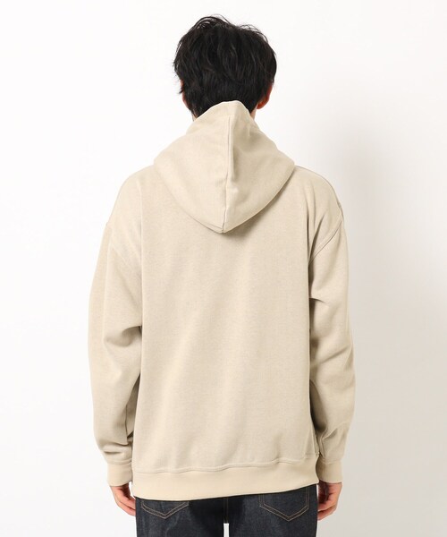 BASECONTROL(ベースコントロール)の「◆Horizon dream 裏毛 配色デザインパーカー(パーカー・メンズ・ブラック/アイボリー/ブラウン系・02/03)」の4枚目の写真