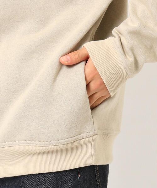 BASECONTROL(ベースコントロール)の「◆Horizon dream 裏毛 配色デザインパーカー(パーカー・メンズ・ブラック/アイボリー/ブラウン系・02/03)」の11枚目の写真