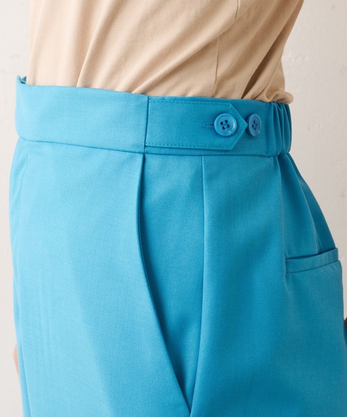 Omekashi（オメカシ）の「センタープレスセミフレアパンツ（その他パンツ・レディース・ブルー/ボルドー/ブラック・36/38）」の16枚目の写真