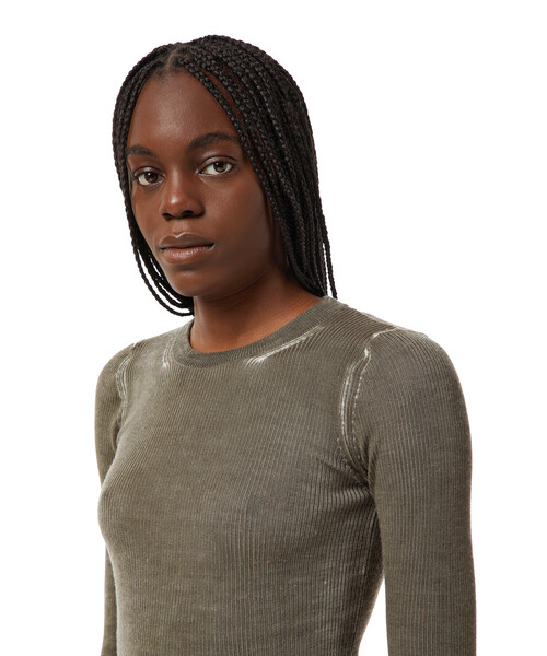 DIESEL（ディーゼル）の「レディース リブニット長袖 トップス ウール グラデーション（ニット/セーター・レディース・ブラック系その他/グレー/ブラック・MEDIUM/LARGE/X-LARGE/SMALL）」の10枚目の写真