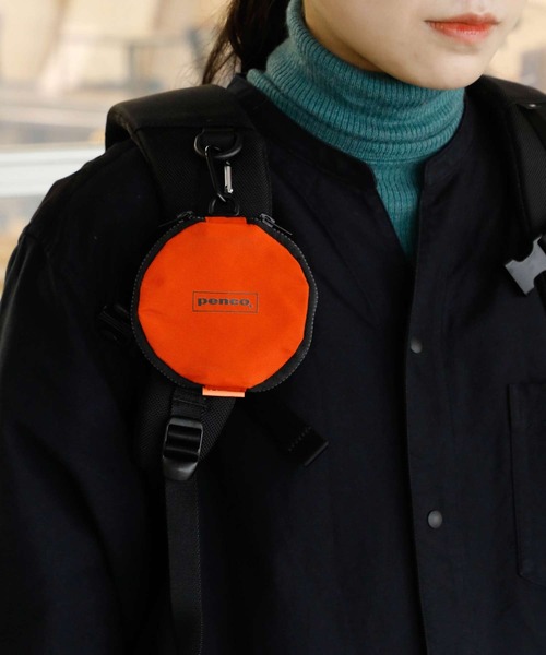 pencoペンコダブルドアパースミニファスナーポーチ