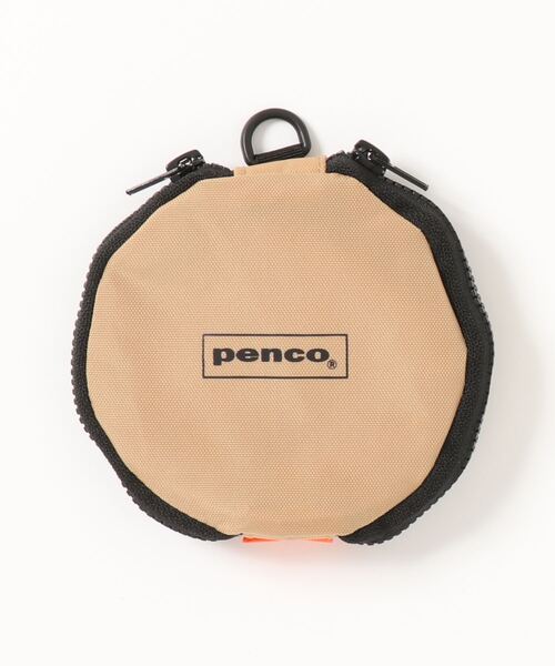 pencoペンコダブルドアパースミニファスナーポーチ