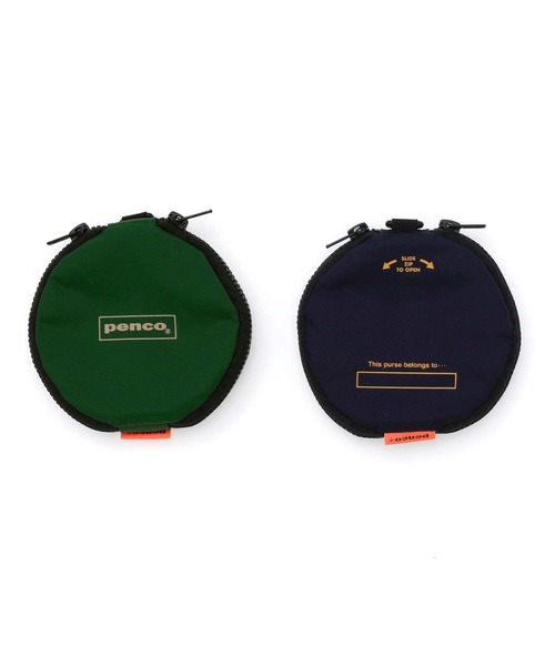PENCO（ペンコ）の「penco ペンコ ダブルドアパース ミニファスナーポーチ 小物入れ カード コインケース 小銭入れ 丸型（コインケース・メンズ・ホワイト/ベージュ/オレンジ/ネイビー/ダークグリーン/ブラック・FREE）」の15枚目の写真