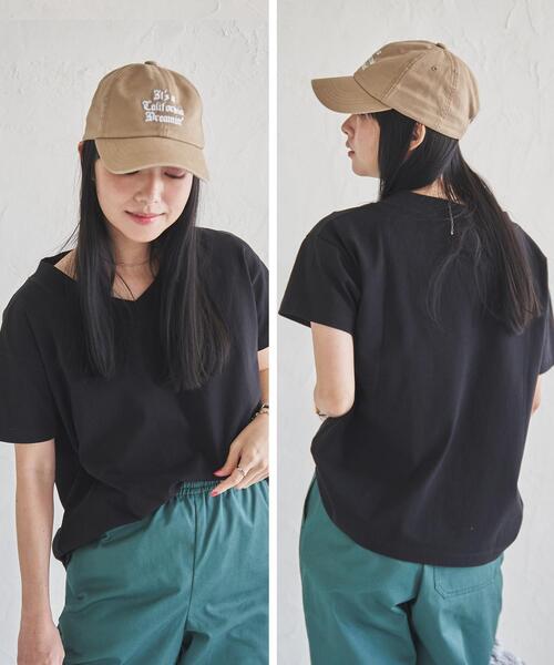 coen(コーエン)の「CaliforniaDreamin’ベースボールキャップ(キャップ・レディース・ダークグリーン/ベージュ/ネイビー・FREE)」の5枚目の写真