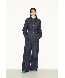 THROW by SLY | THROW WASHED TUCK WIDE PT タック ワイドパンツ(デニムパンツ)