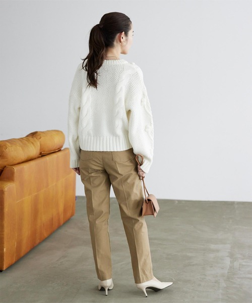 titivate（ティティベイト）の「ベイカーテーパードパンツ（その他パンツ・レディース・ベージュ/カーキ/ネイビー・S/M/L）」の5枚目の写真