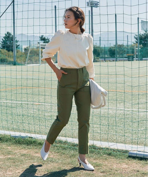 titivate（ティティベイト）の「ベイカーテーパードパンツ（その他パンツ・レディース・ベージュ/カーキ/ネイビー・S/M/L）」の6枚目の写真