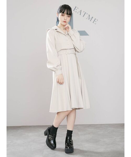 EATME（イートミー）の「ベルトデザインローファーシューズ（ローファー・レディース・ブラック/ピンク・S/M/L）」の21枚目の写真