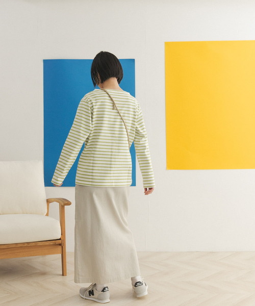 FORK&SPOON（フォークアンドスプーン）の「FORK&SPOON　リサイクルヤーンスウェットスカート（スカート・レディース・チャコールグレー/アイボリー/ブルー系その他・ONE）」の20枚目の写真