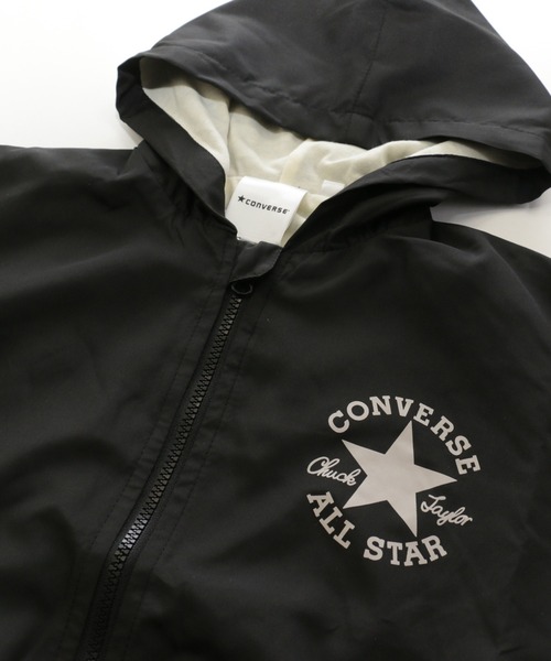 CONVERSE(コンバース)の「CONVERSE /コンバース ワイドジャケット(ナイロンジャケット・キッズ・ブラック/ベージュ・80cm/90cm/110cm/100cm/120cm/130cm)」の10枚目の写真