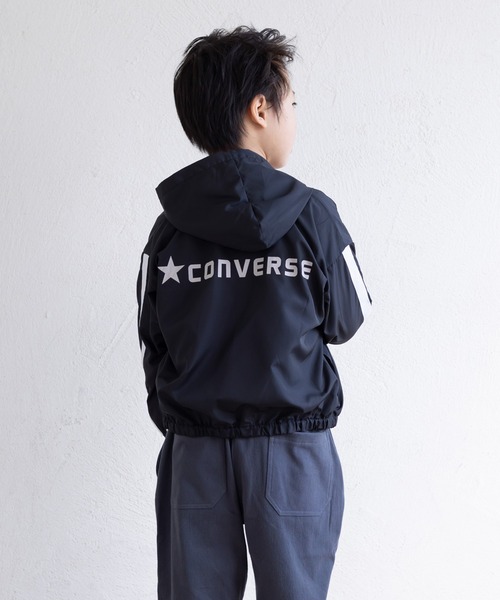 CONVERSE(コンバース)の「CONVERSE /コンバース ワイドジャケット(ナイロンジャケット・キッズ・ブラック/ベージュ・80cm/90cm/110cm/100cm/120cm/130cm)」の16枚目の写真