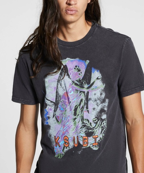 KSUBI（スビ）の「KSUBI SEDATED KASH SS TEE  (5000007212)（Tシャツ/カットソー・メンズ・ブラック・LARGE/MEDIUM）」の5枚目の写真