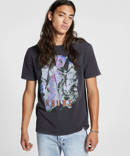 KSUBI（スビ）の「KSUBI SEDATED KASH SS TEE  (5000007212)（Tシャツ/カットソー・メンズ・ブラック・LARGE/MEDIUM）」の6枚目の写真