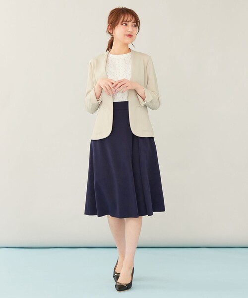 ANY SIS(エニィスィス)の「【洗える】サイドバックルタック スカート(スカート・レディース・ベージュ系/スカイブルー系/ネイビー系・2/3/1)」の8枚目の写真
