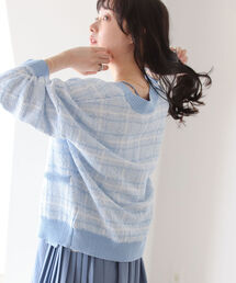 BeAMS DOT | 【WEB限定】BeAMS DOT / ツイード ニットカーディガン(ニット/セーター)