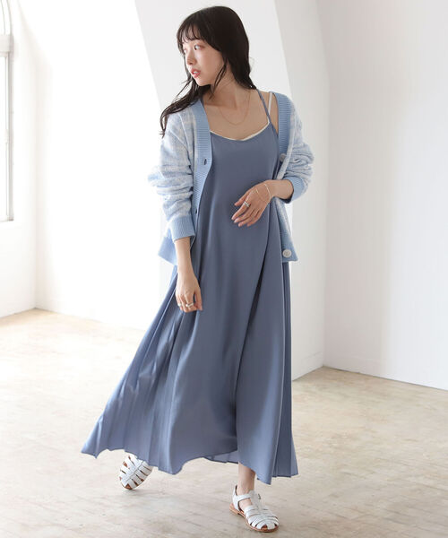 BeAMS DOT(ビームスドット)の「【WEB限定】BeAMS DOT / ツイード ニットカーディガン(ニット/セーター・レディース・ブラック/サックスブルー・FREE)」の16枚目の写真