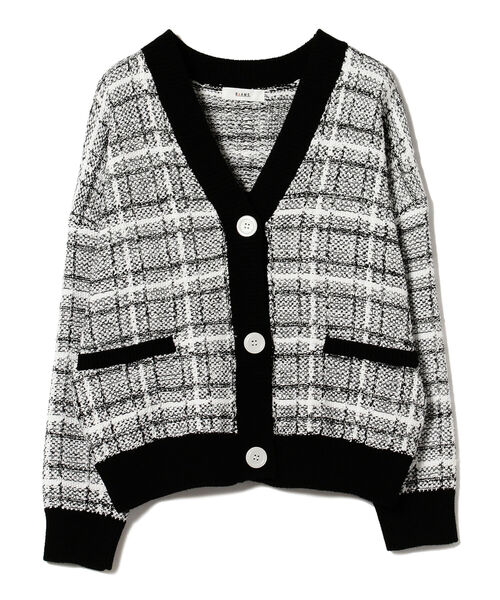 BeAMS DOT(ビームスドット)の「【WEB限定】BeAMS DOT / ツイード ニットカーディガン(ニット/セーター・レディース・ブラック/サックスブルー・FREE)」の17枚目の写真